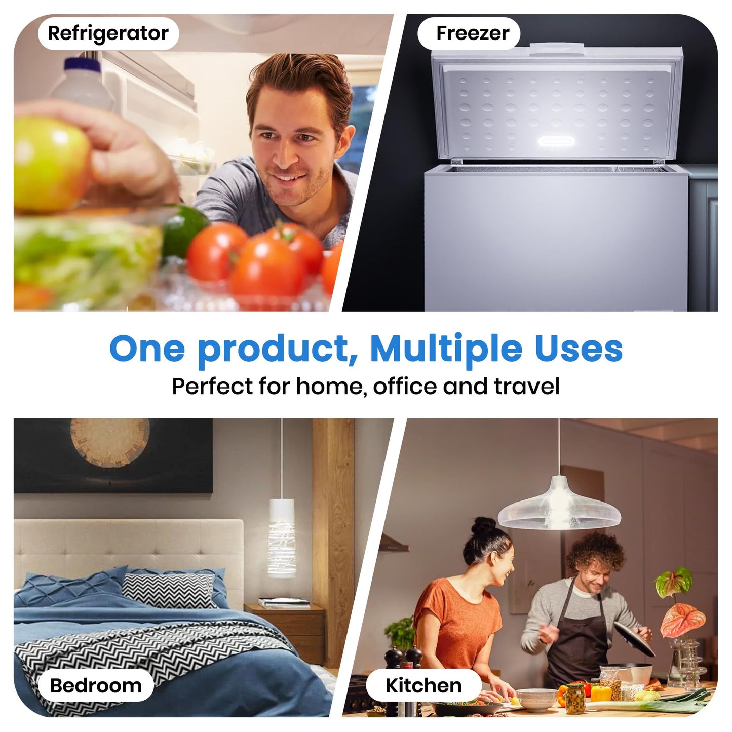 1 Pack KEI D28X KEL 2816X Refrigerator Bulb 3W KEI D28M KEL 2815 Freezer Bulb LED Light Bulb for Home Improvement Ambient Lighting Compatible with Frigi.daire Mini Fridge E17 Base