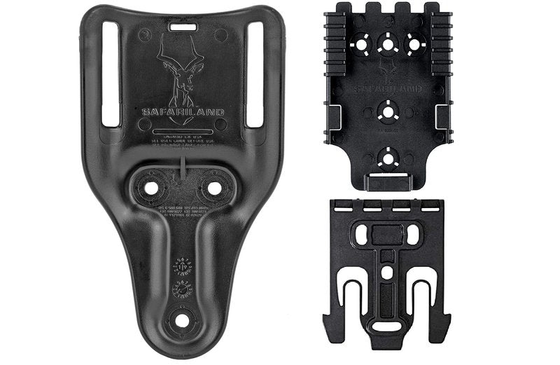 Safariland QLS Quick Locking System Kit QUICK-KIT1-2 Bundle with 2" Mid-Ride Belt Loop 6070UBL-2-2