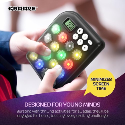 Croove Brain Teasers & Memory Game - 6 Fun Games for Kids | Perfect Easter Basket Stuffers & Gifts for Ages 6-11