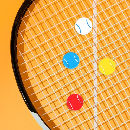 LIQWEI 16Pcs Tennis Racket Vibration Dampener, Tennis Vibration Dampener, Racket String Shock Absorber, Great Tennises Gift