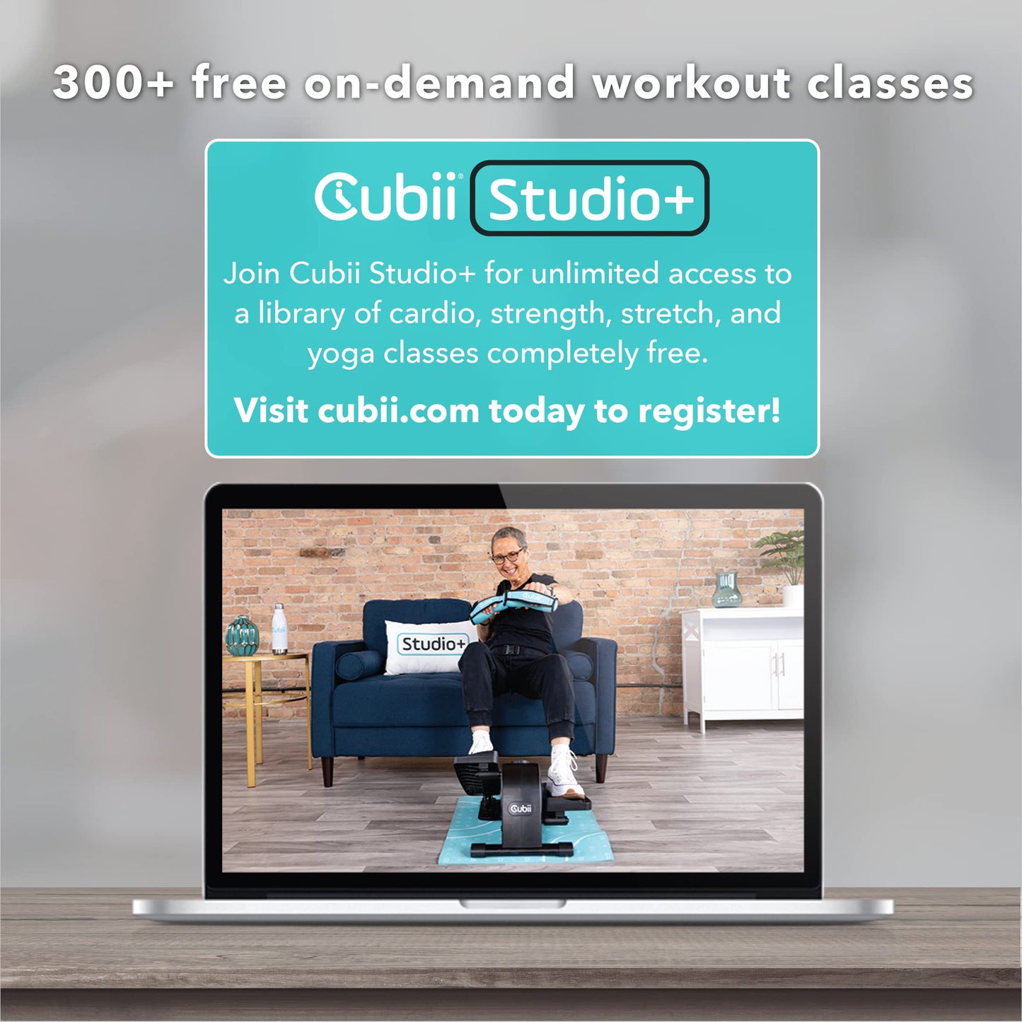 Cubii PRO, Under Desk Elliptical, Under Desk Bike Pedal Exerciser, Seated Elliptical, Bluetooth, Work from Home Fitness, Mini Elliptical, Exerciser for Seniors, Desk Exercise, Noir