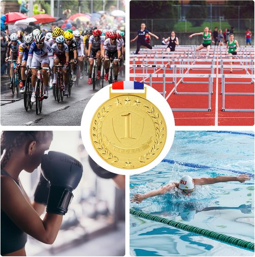 Abaokai Olympic Style Winner Medals - Gold, Silver, Bronze Awards | 3-Inch Competition Prizes