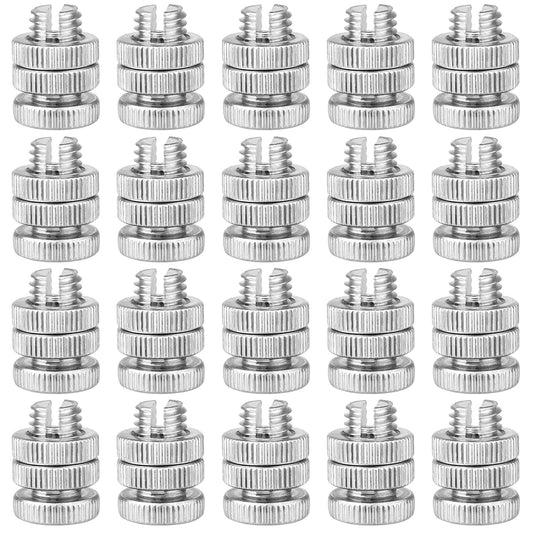 20 Pieces Split Bolt Joint Clamp Wire Connector Electrical Fence Connector Aluminium Alloy for Multiple Electric Fence