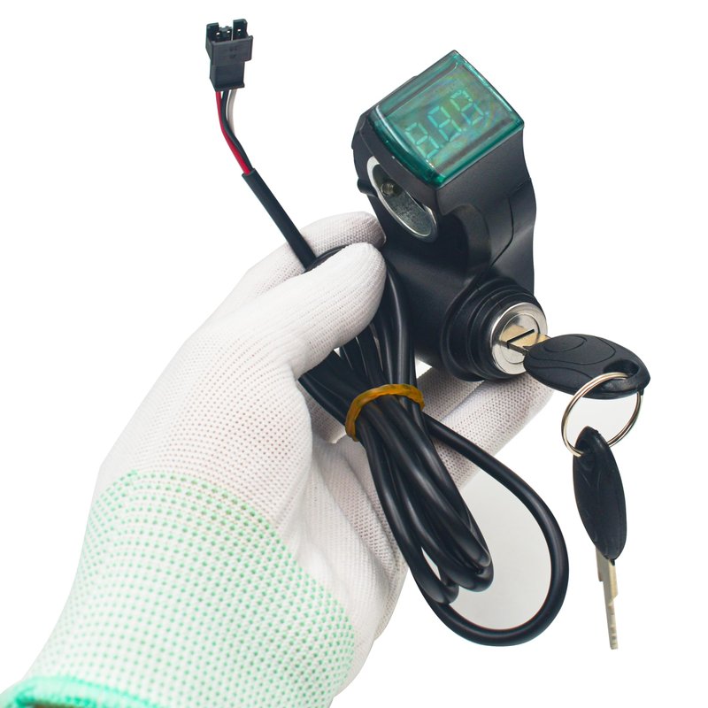 GEARLINTON Scooter Lock for KUGOO M4 Electric Scooter, Cylinder Starter Ignition Key, Power Key Lock Replacement Parts