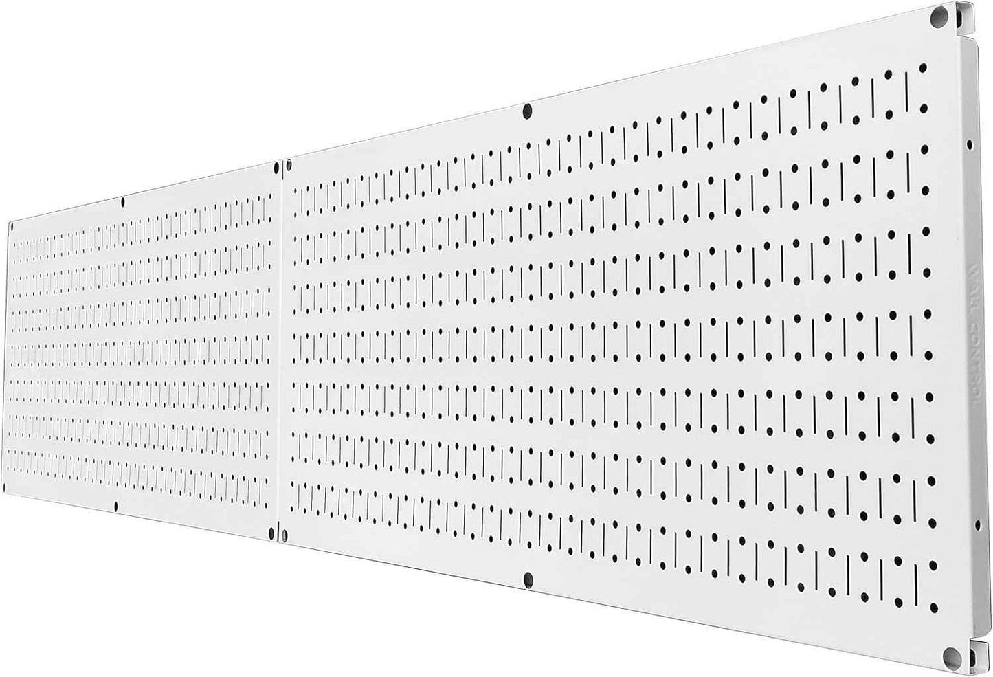Galvanized Steel Pegboard Rack - 2 Pack 32” x 16” Metallic Tool Storage Panels
