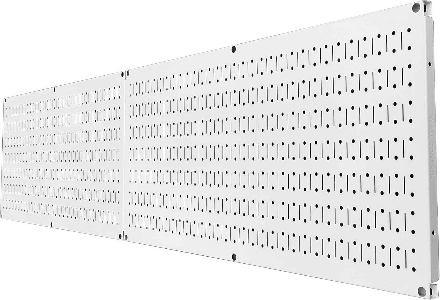 Galvanized Steel Pegboard Rack - 2 Pack 32” x 16” Metallic Tool Storage Panels