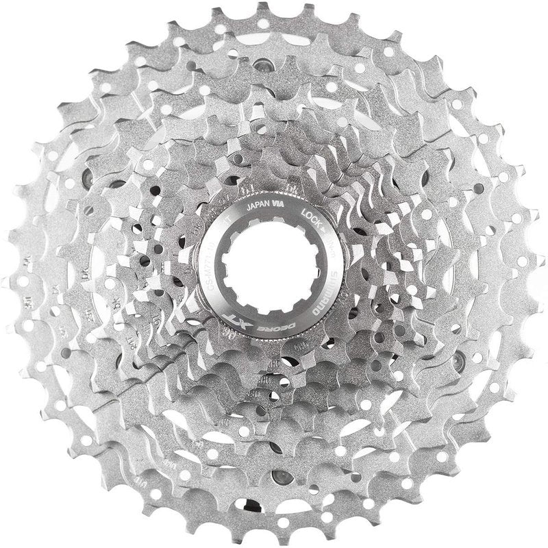 Shimano XT CS-M771 Bicycle Cassette (10-Speed, 11/32T, Silver)