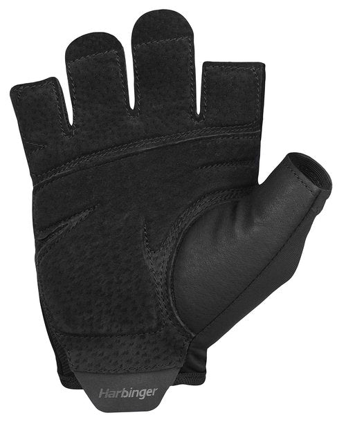 Harbinger Training Grip Weightlifting Workout Gloves 2.0, Small, Black