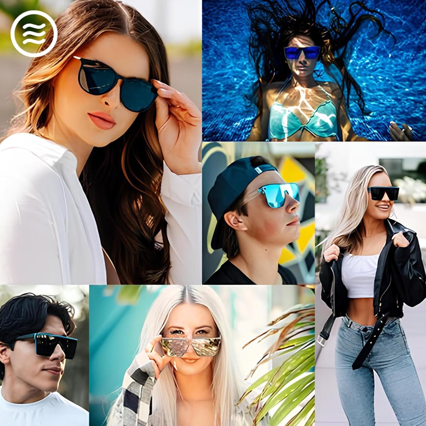 NEVEN Daywalkers Polarized Sunglasses - Sleek UV Protection with Side Shields | Stylish Club Shades for All