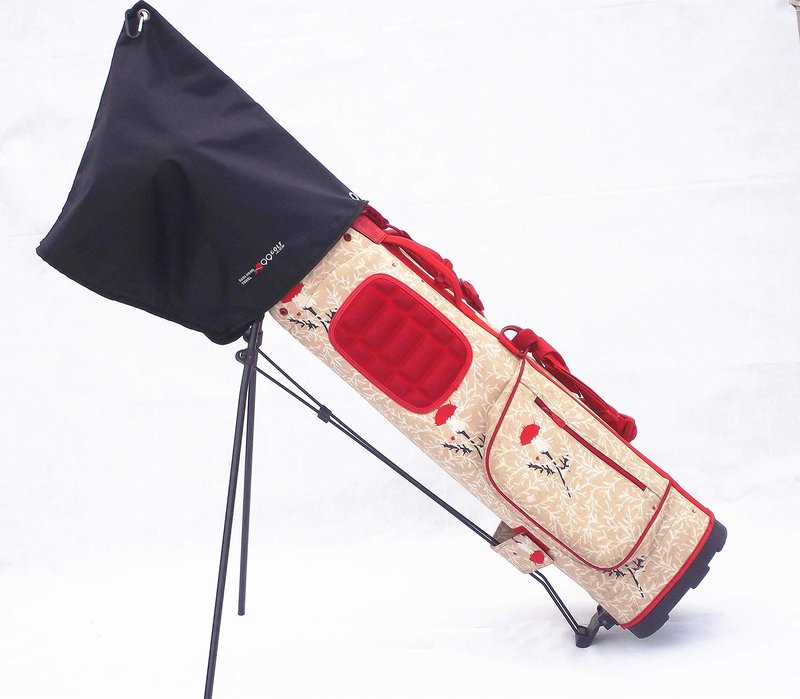 A99Golf Rain Hood Towel Waterproof Golf Towel Golf Bag Cover with Free Carabiner Clip w/Microfiber Towel 17 3/4" x 19 1/4" (Black)