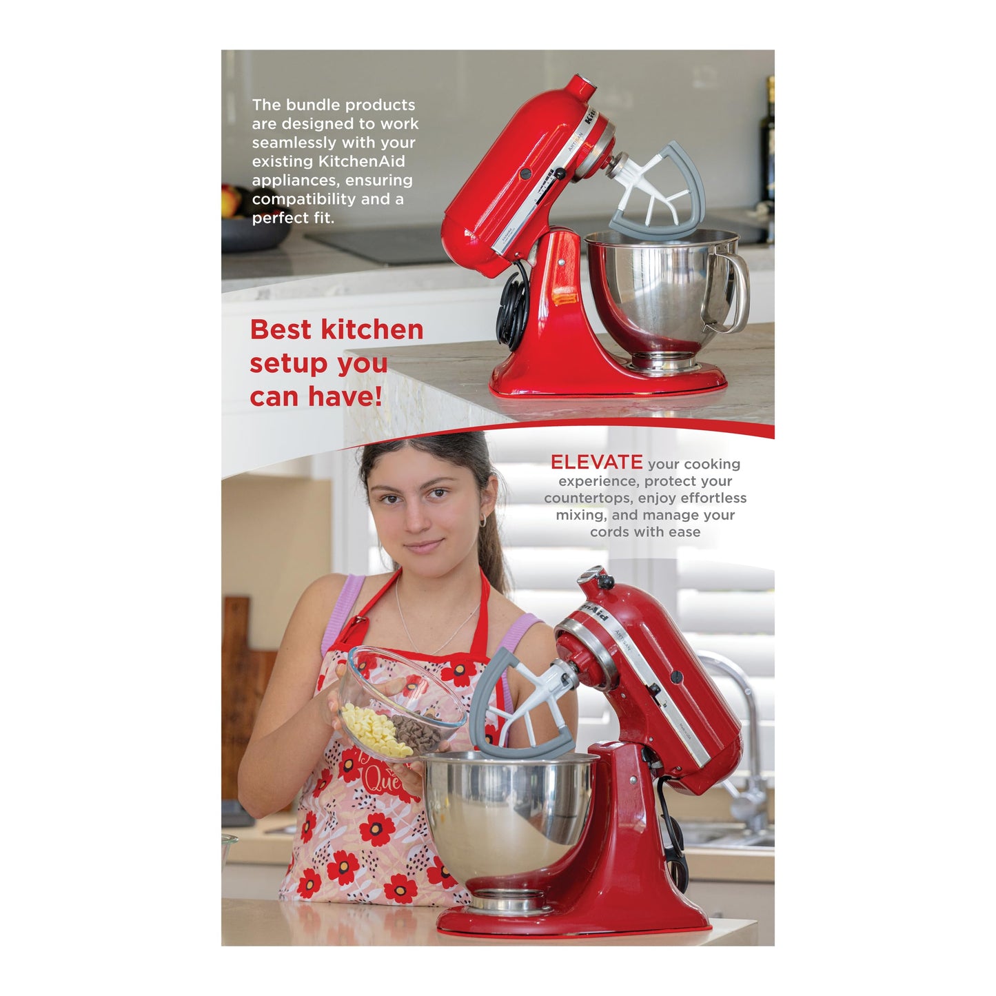 Generic TM REHOBOTH Bundle: Mat Slide, Flex Edge Beater, and Cord Organizer - Upgrade Your Kitchen Experience, Perfect for Home Chefs, Cooking Enthusiasts, and Gift Shoppers, Small, Black, grey