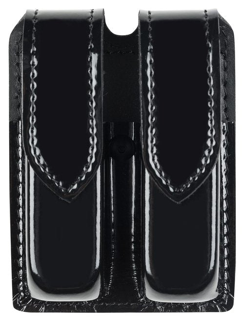Bianchi 77-76-9HS: Magazine Holder Double, Hi-Gloss, Black
