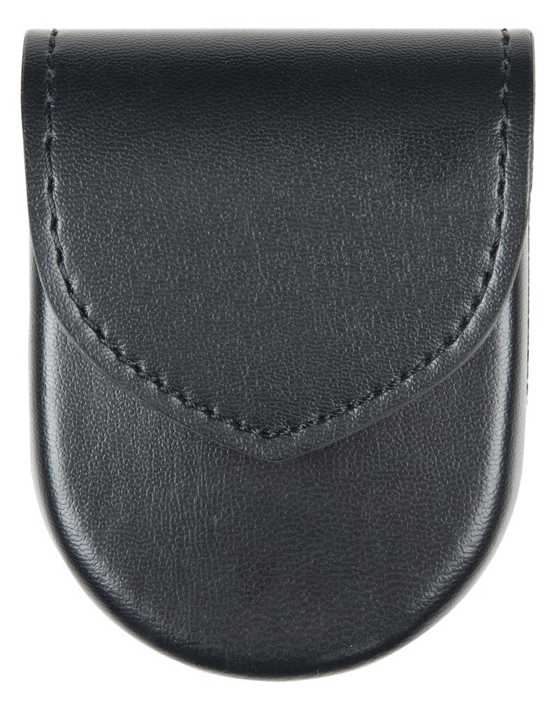 Bianchi 90-2HS: Handcuff Pouch Top Flap, Plain, Black