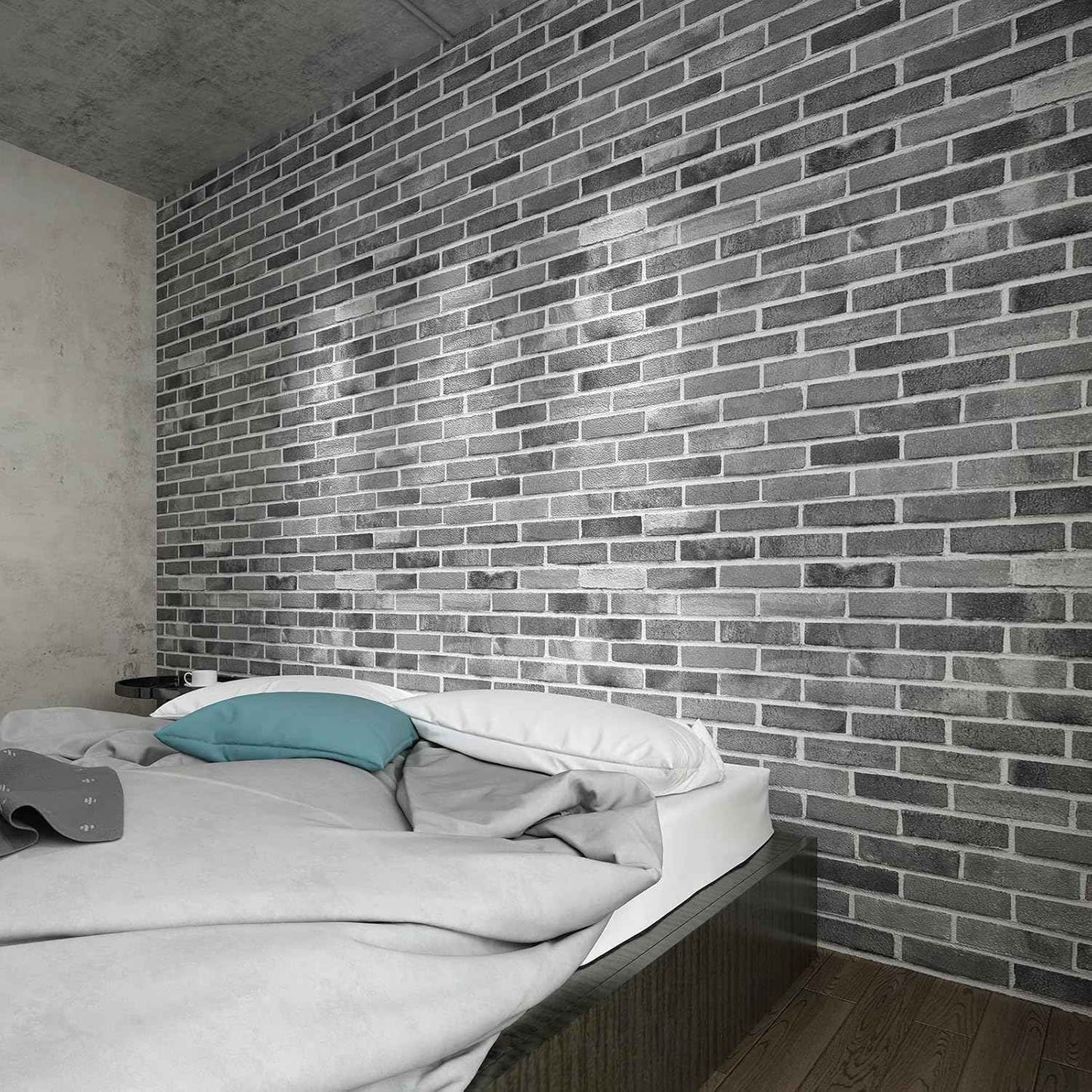 Faux Brick 3D Wall Panels - 10-Pack Peel and Stick Waterproof Foam Wallpaper in Red Brown for Bedroom, Bathroom, Kitchen