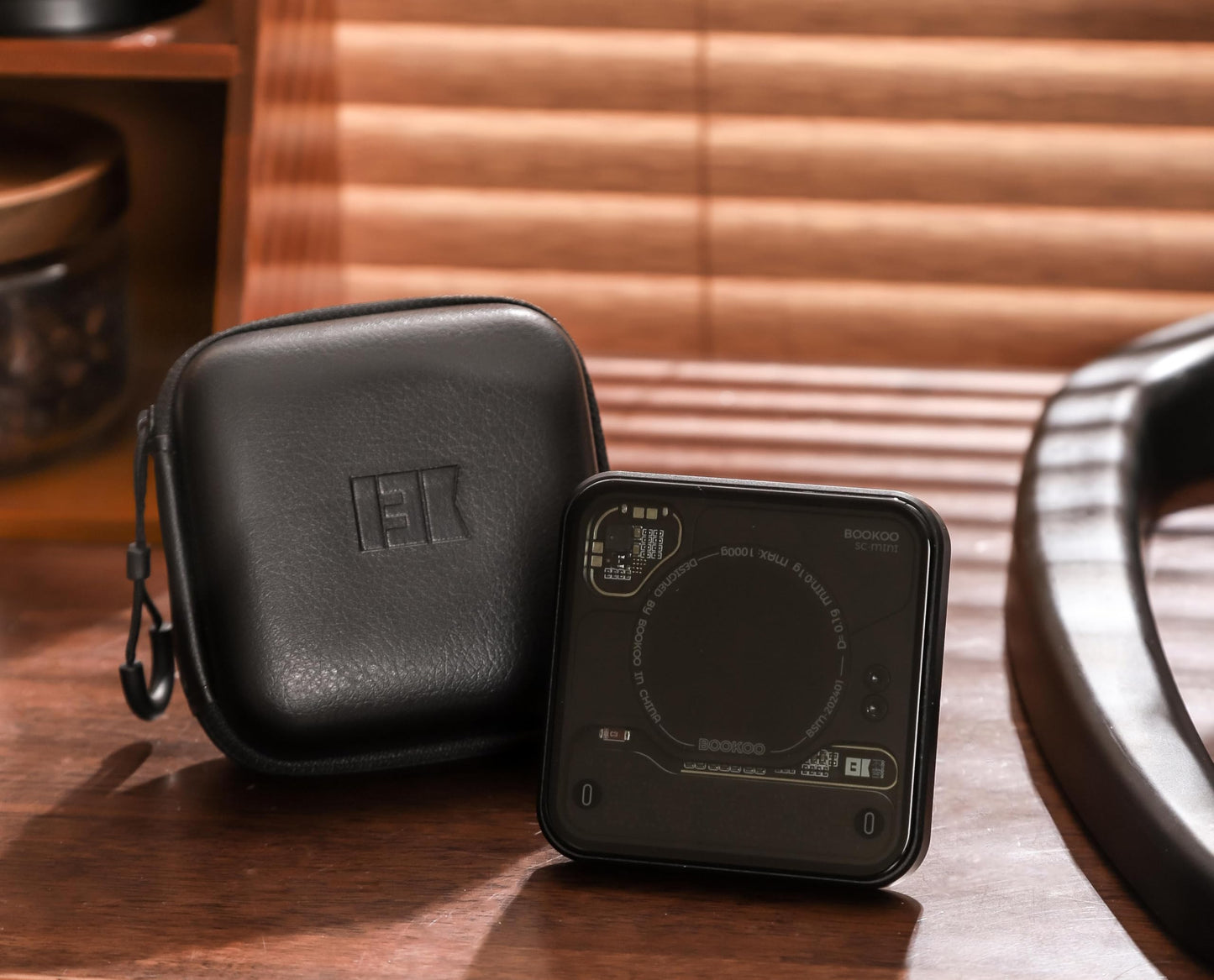 BOOKOO Themis Mini Coffee Scale Case Only for BOOKOO Coffee Scale Mini Coffee Scale Storage Bag Espresso Super Mini Coffee Scale Bag with Themis Mini Scale Protector Screen Cleaning Kit