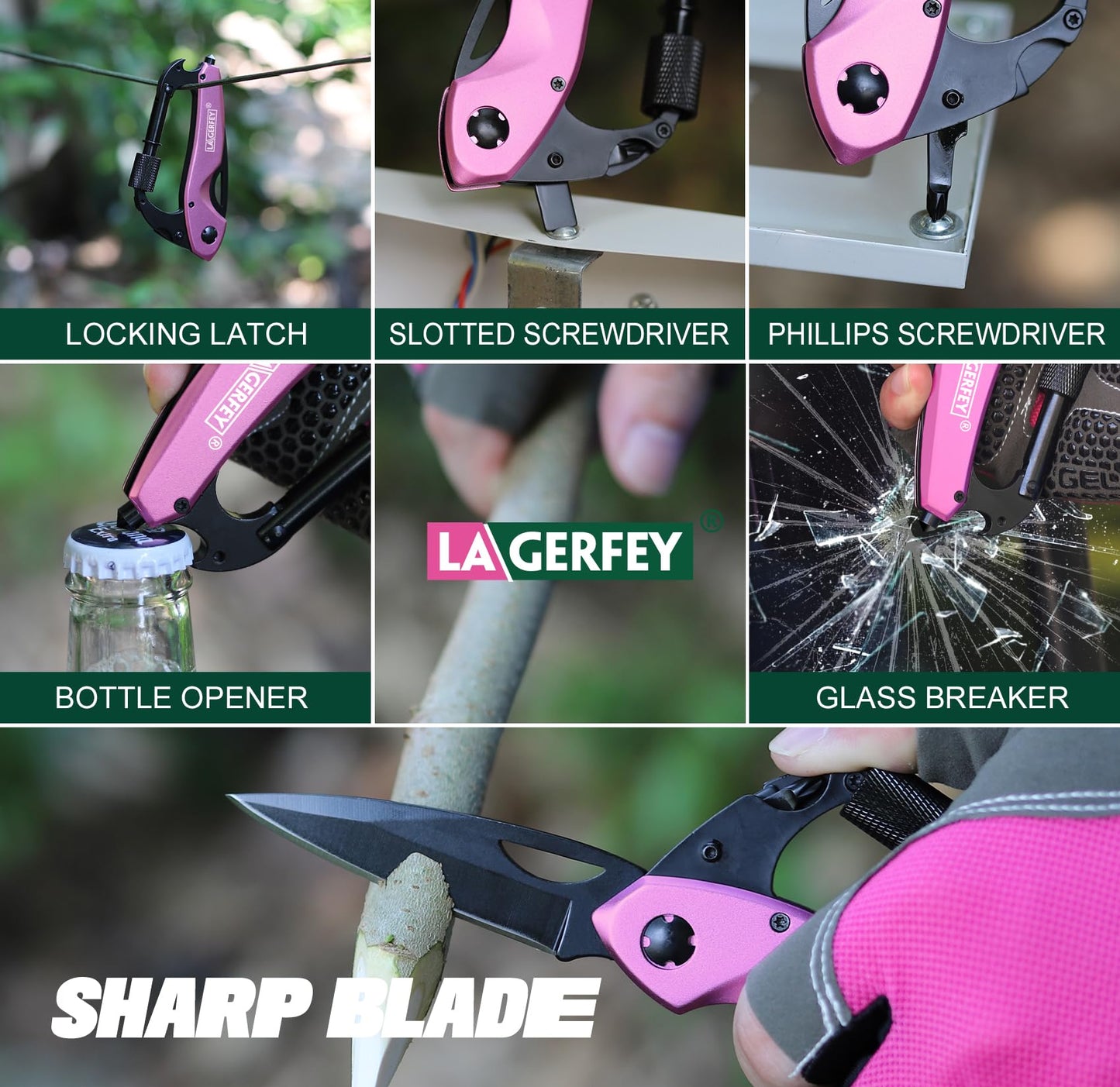 Gifts for Women Mom Wife - Mothers Day Gifts, Birthday Gift for Woman, Stocking Stuffers for Women - Stocking Stuffers for Mom Wife, Woman Gift for Christmas - P’ink Multitool