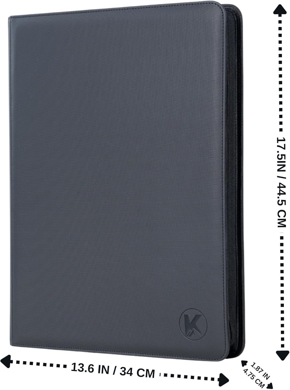 Skiennix 1000+ Pockets Trading Card Binder - 16-Pocket Album for MTG & Sports Cards (Black)