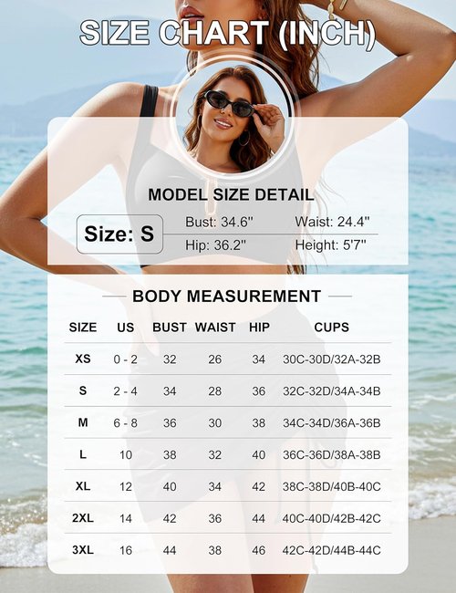 Blooming Jelly High Waisted Bikini Set - U-Wire Tummy Control Swimsuit with Mesh Swim Skirt