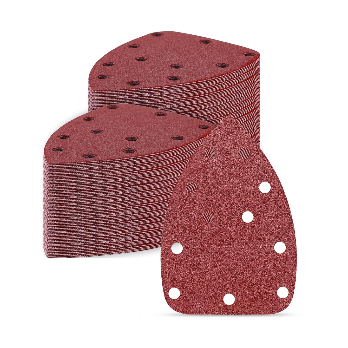 Sandpaper Sanding Discs Set: DEKOPRO 50 PCS Mouse Detail Sander Sandpaper Include 40,80,120,180,240 Grit