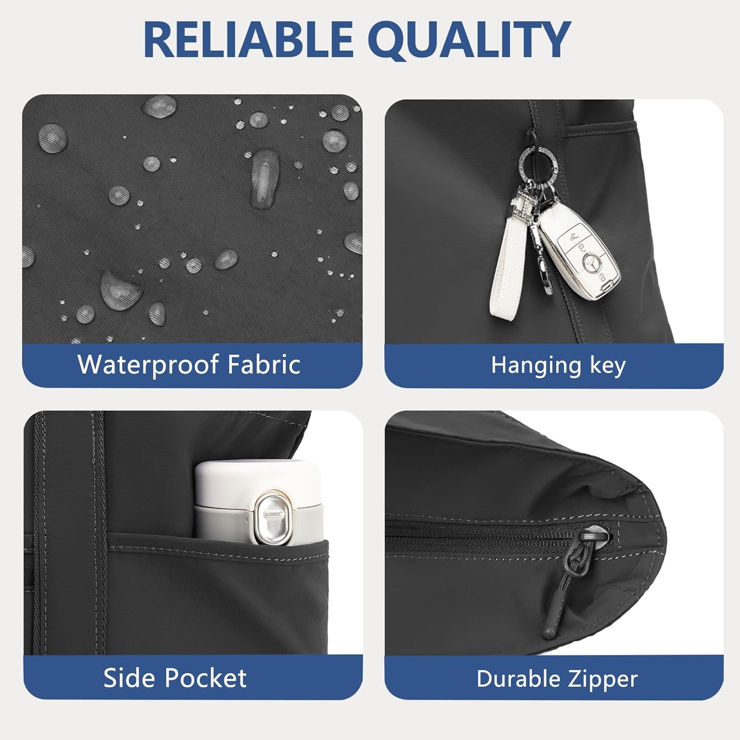 Skiennix Tote Bag for Women - Large Handbag with Laptop Compartment | Stylish Travel & Work Bag