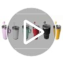 Silicone Spill Stopper Set for YETI Cup - Black 4PCS
