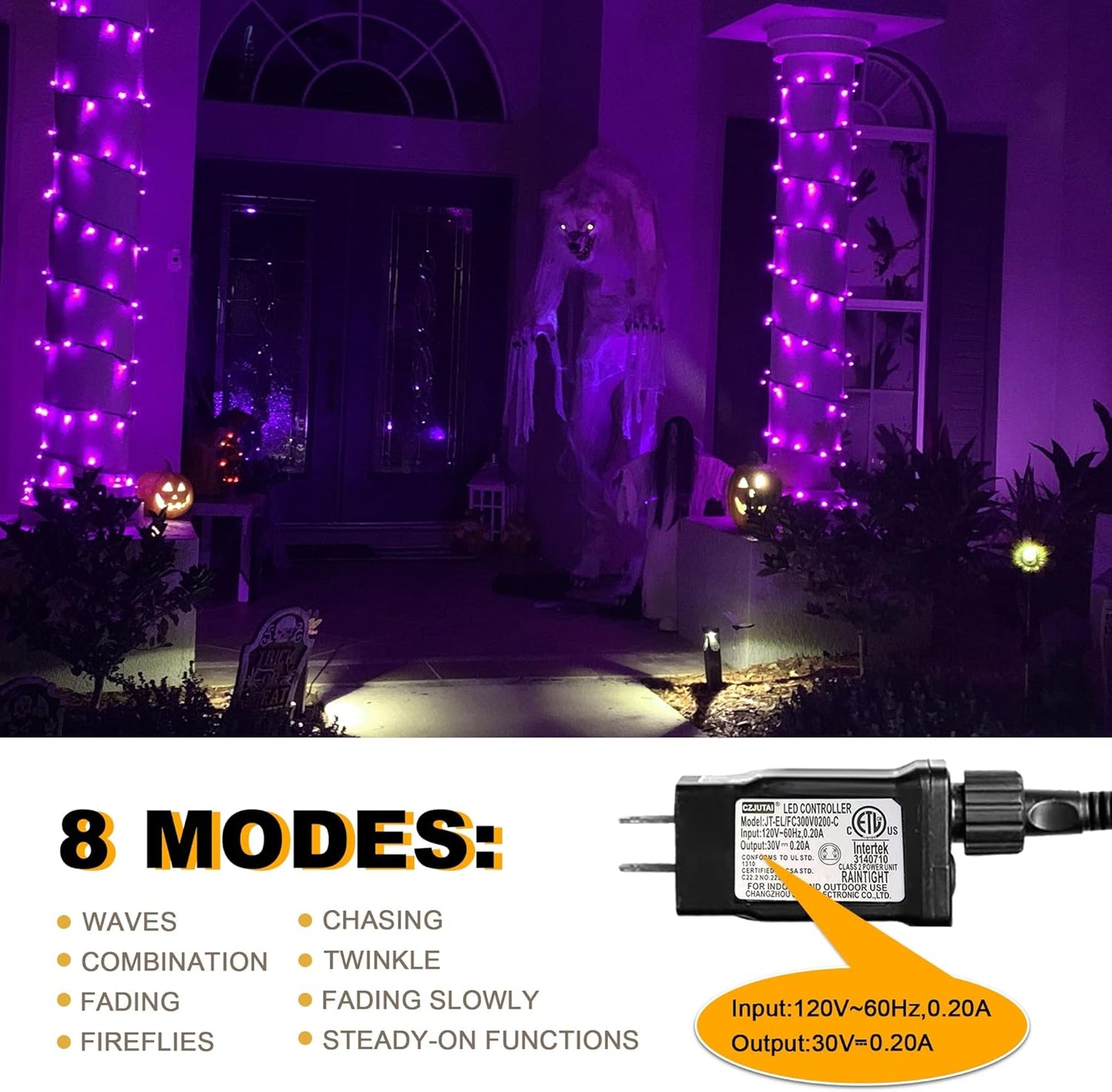 500 LED Christmas String Lights - 164 FT Waterproof RGB Fairy Lights with Remote & Timer for Indoor/Outdoor Holiday Decor