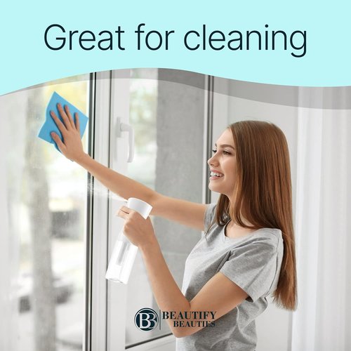 BeautifyBeauties Spray Bottle - Continuous Mister for Hair, Cleaning & Plants | 10.1 Ounce Capacity