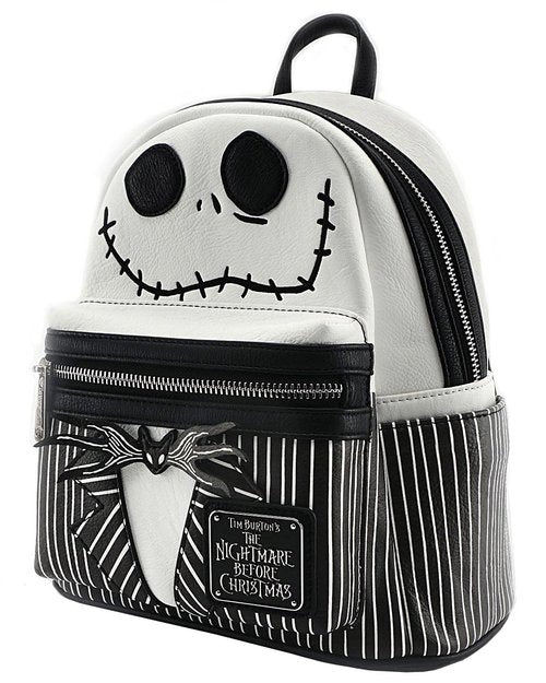 Loungefly x The Nightmare Before Christmas Jack Cosplay Faux Leather Backpack (One Size, Black)