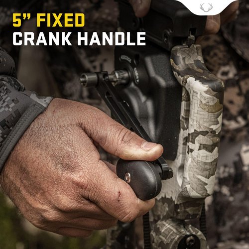 TenPoint 5” Fixed Crank Handle Replacement - Compatible with ACUdraw De-Cock, ACUdraw Silent & ACUslide - Male Connection