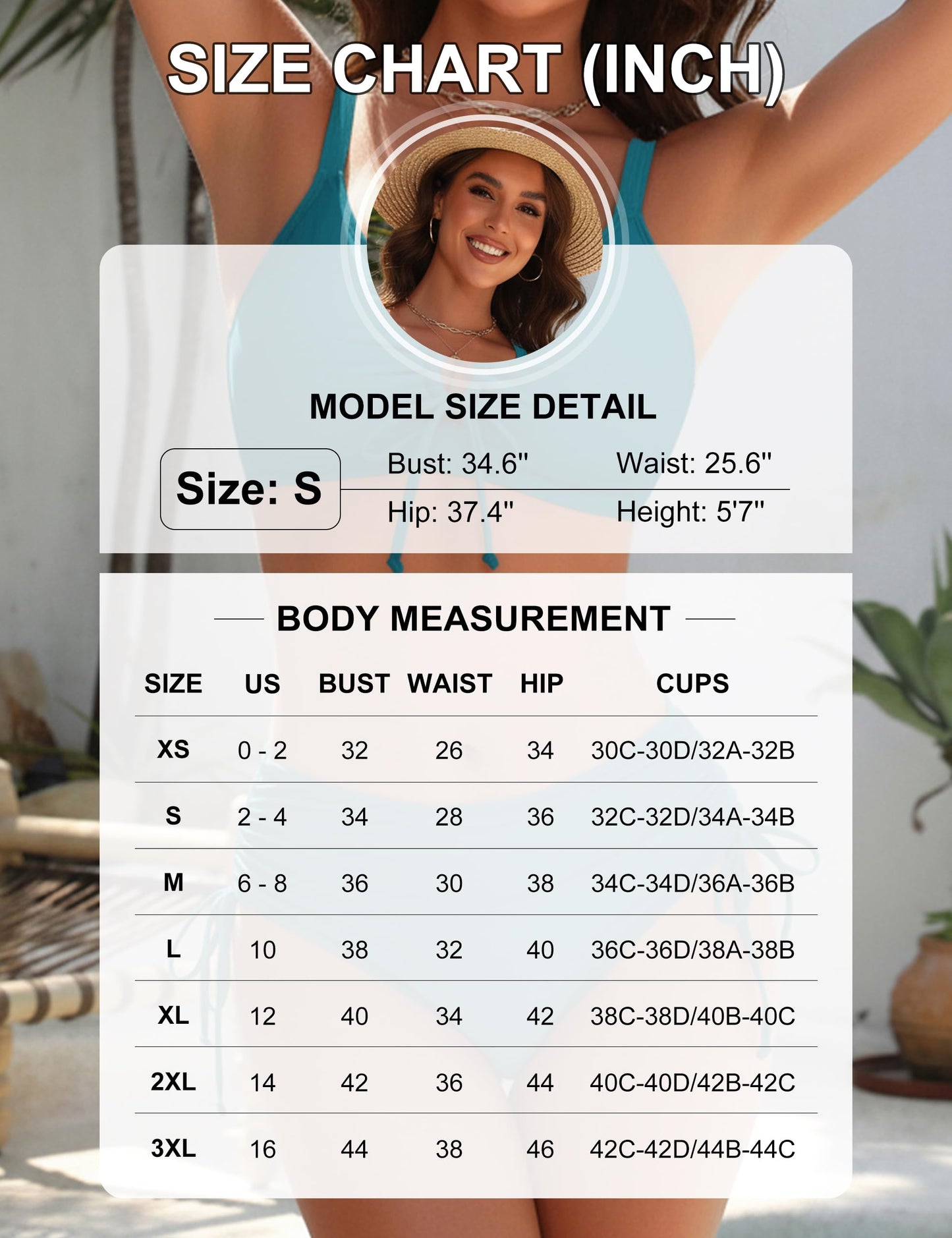 Blooming Jelly Womens 2 Piece Bikinis Slimming Two Piece Swimsuit Ruched Curvy Cute 2025 Bathing Suits (M, Army Green)