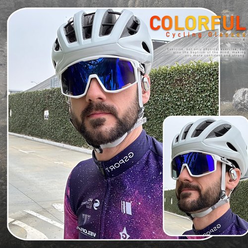 KAPVOE Baseball Glasses Polarized Cycling Glasses for Men Women Sports Sunglasses UV400 Protection for Running MTB Golf K180