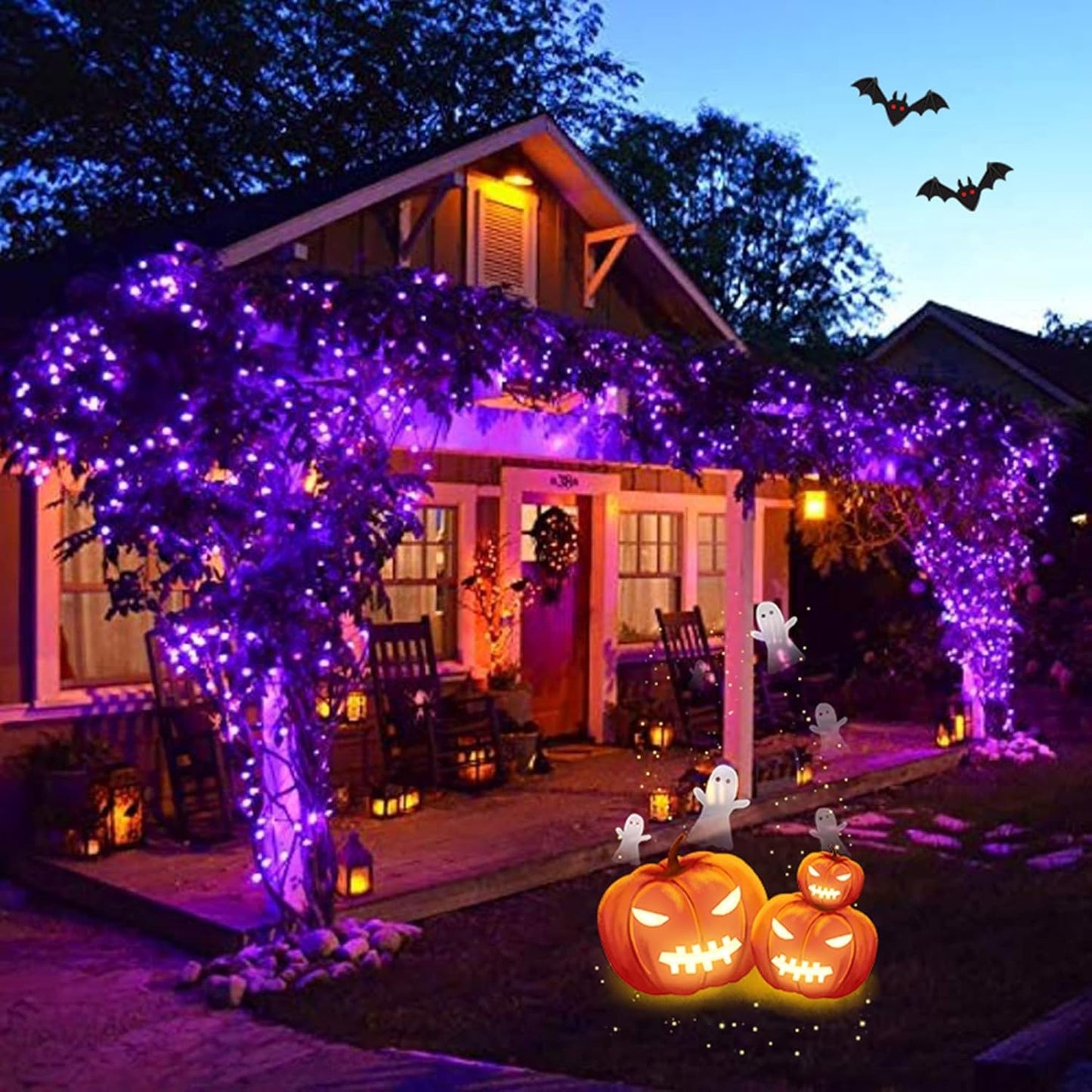 500 LED Christmas String Lights - 164 FT Waterproof RGB Fairy Lights with Remote & Timer for Indoor/Outdoor Holiday Decor