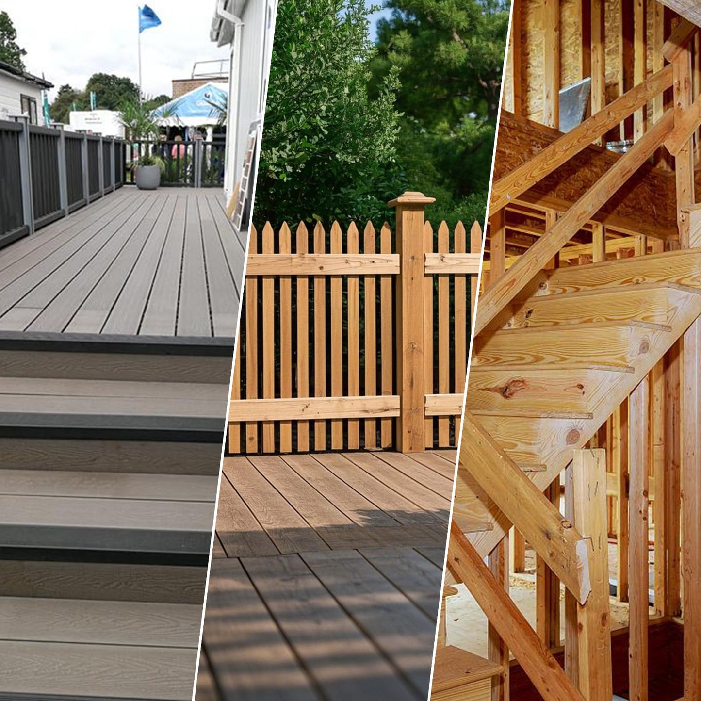 Aandxmok 50 PCS(1.22lb), #10 x 5 Deck Screws, Wood Screws 5 Inch, Rust Resistant, Star/Torx Drive Head, Self-Tapping Point, Dampening Knurled, Outdoor Wood Screws, T25 Star Bit Included