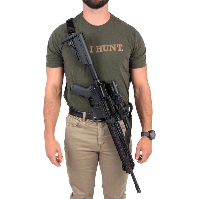 Tac-Six Citadel QD Connect Double Point Firearm Sling, Black