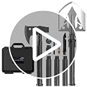 ZODISTORE Multipurpose Folding Camping Shovel & Hatchet Set for Survival