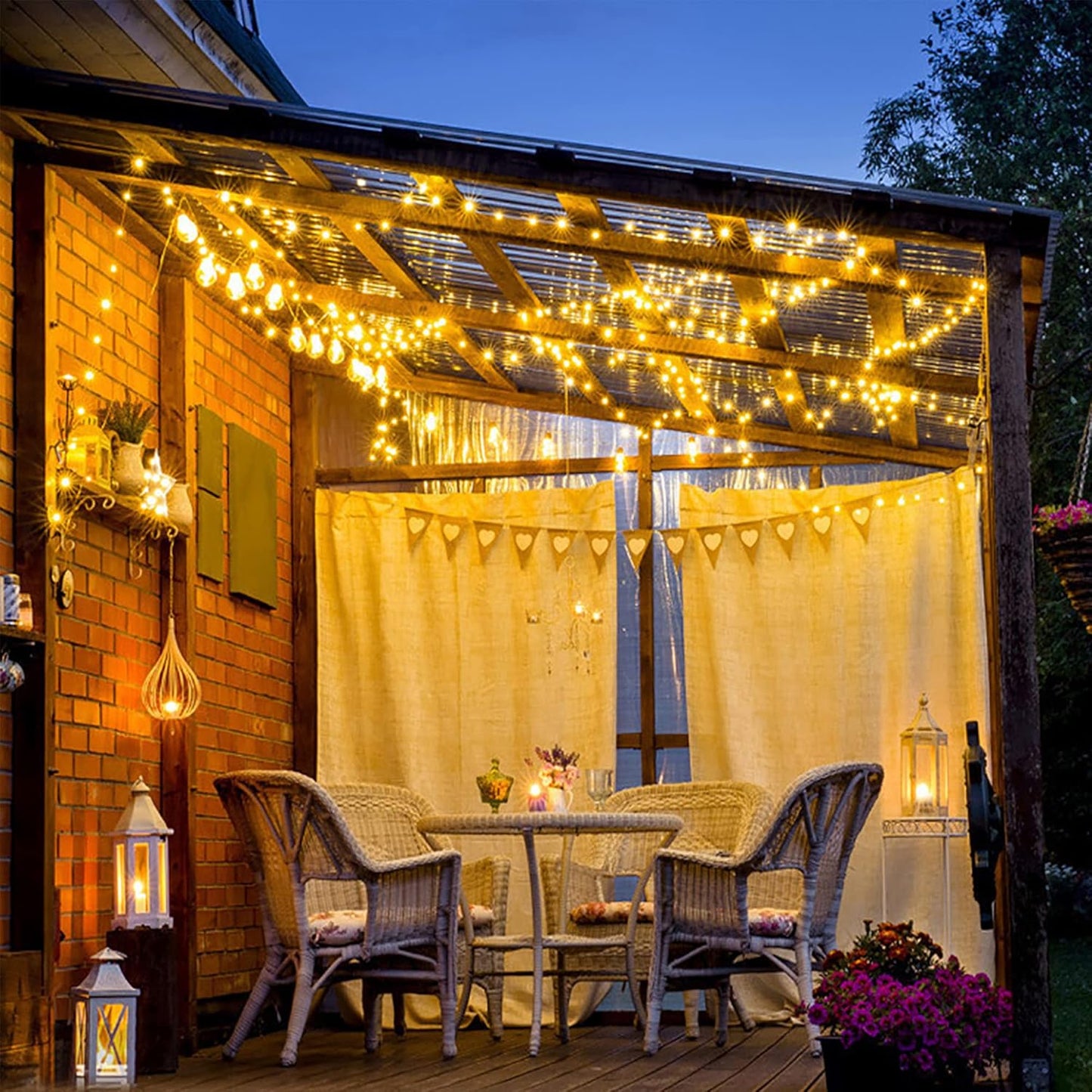 500 LED Christmas String Lights - 164 FT Waterproof RGB Fairy Lights with Remote & Timer for Indoor/Outdoor Holiday Decor