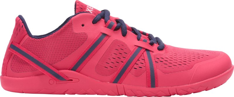 Xero Shoes Women's Speed Force II Barefoot Running Shoe, Raspberry/Evening Blue, 8