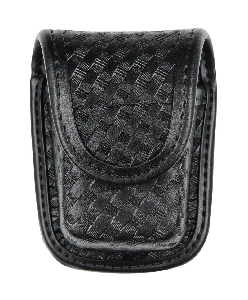 Bianchi 7915 Glove Pouch Holder, Basketweave Black, Hidden Snap