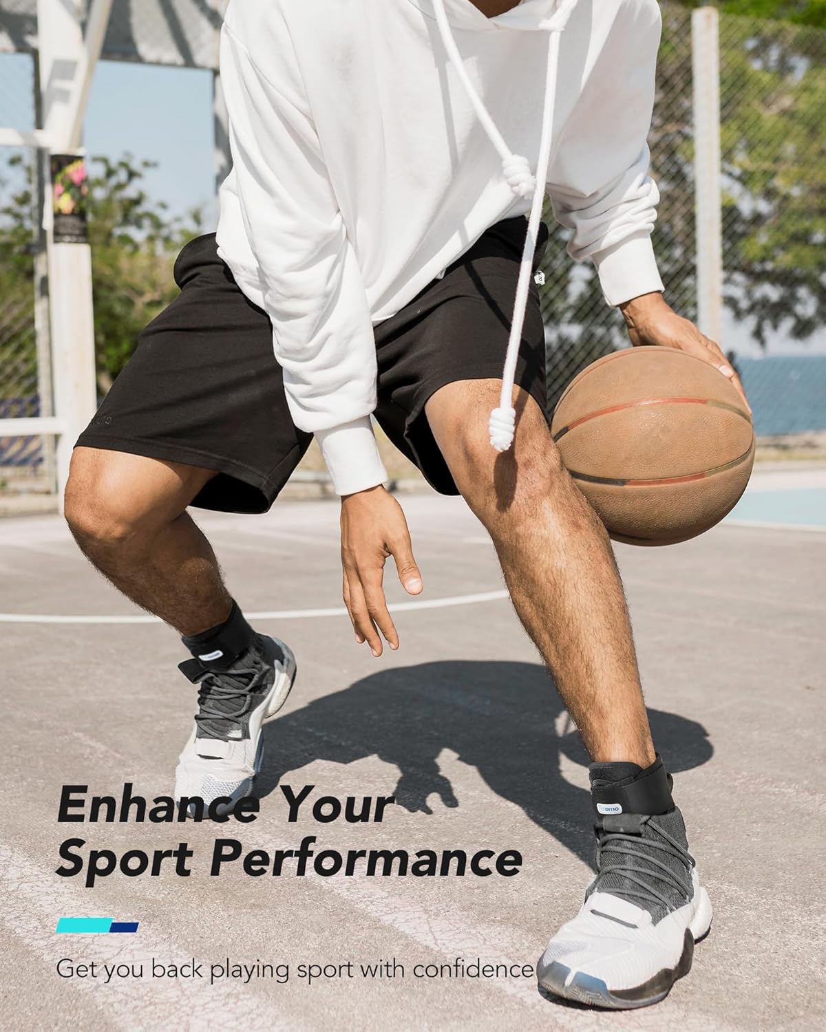 Quick Lace Up Ankle Brace - Adjustable Support with Removable Side Splints for Injury Recovery | Unisex