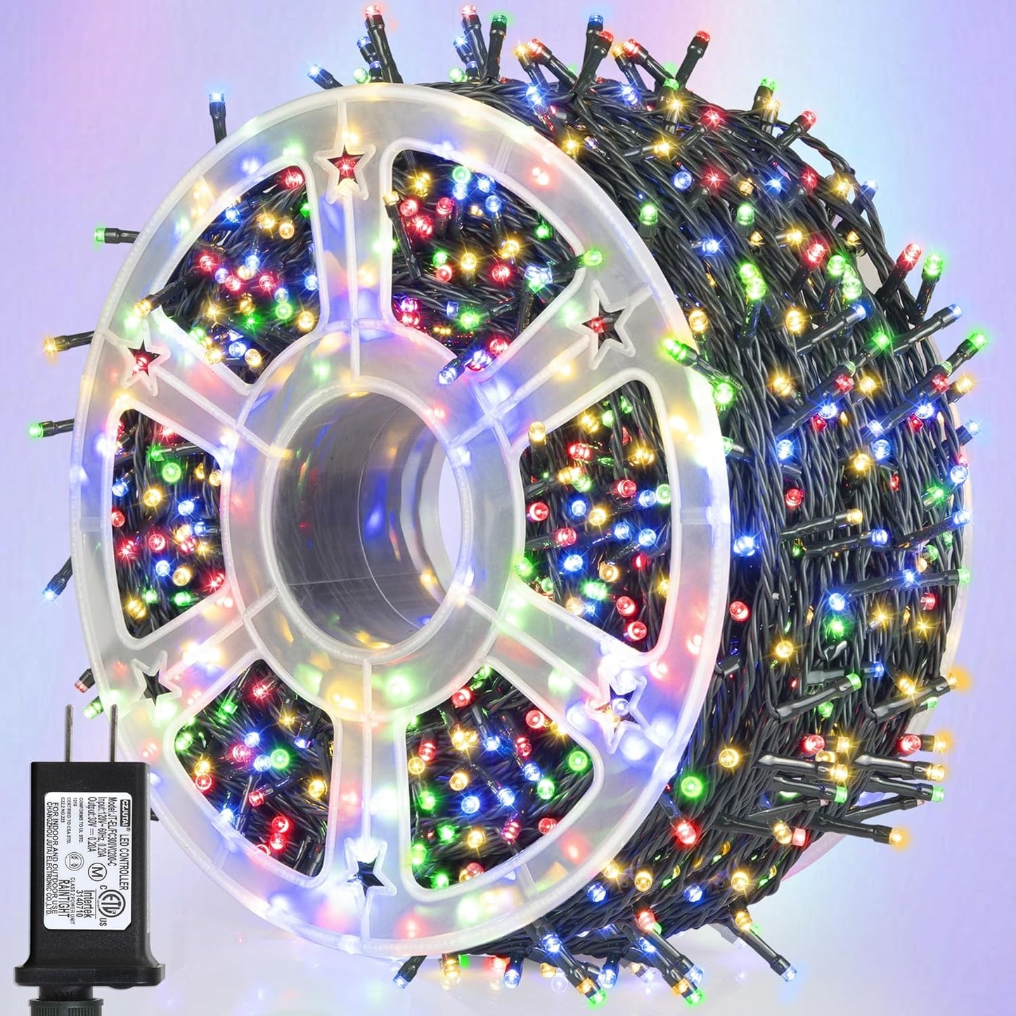 500 LED Christmas String Lights - 164 FT Waterproof RGB Fairy Lights with Remote & Timer for Indoor/Outdoor Holiday Decor