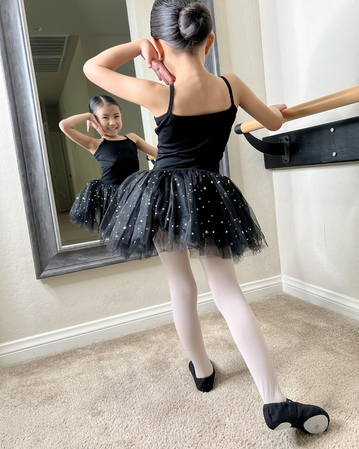 Stelle Ultra Soft Pro Dance Tights | Ballet Footed Tights for Girls in Toddler to Big Kid Sizes