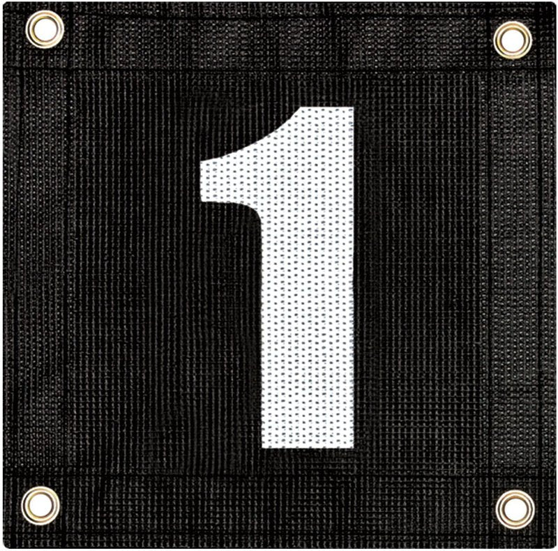 Tourna Court Numbers for Tennis or Pickleball, Numbers 1-24, Hang on Fence or Net