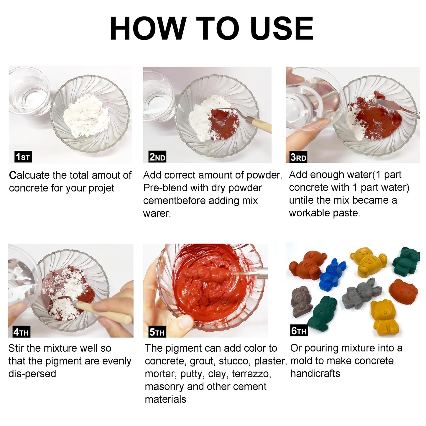 Huixiang Green 7oz 0.44lb Iron Oxide Pigment Powder-Concrete Cement Dye Powder for Concrete, Cement, Brick, Tile, Clay, Lime, Mortar, Grout, Plaster, Paint, Bath Bombs Coloring(Green,0.44lb)