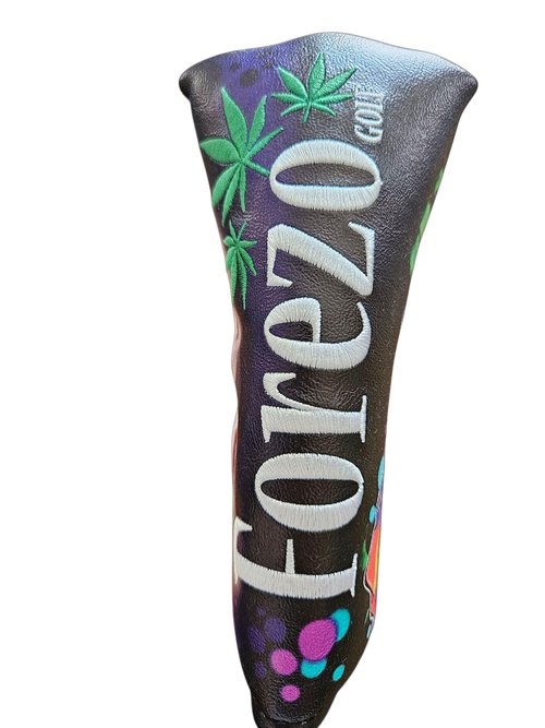 Forezo Golf Putter Headcover Green Lifestyle – Robbie Magnetic Blade Cover with Soft Lining Padding – Leatherette Club Cover Fits Most Standard Putters – Snug & Style-Forward Head Cover