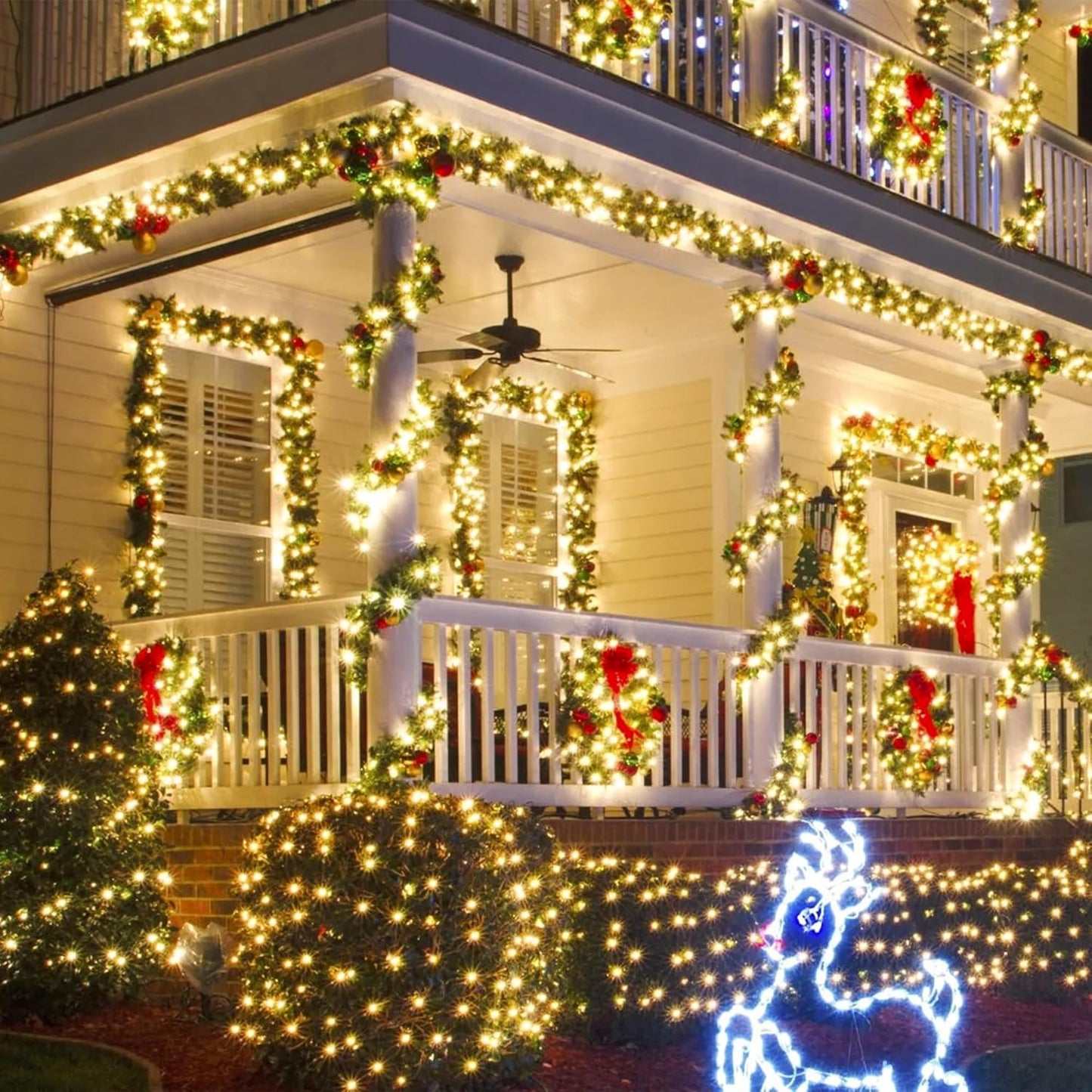 500 LED Christmas String Lights - 164 FT Waterproof RGB Fairy Lights with Remote & Timer for Indoor/Outdoor Holiday Decor