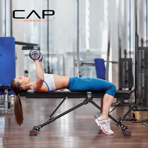 CAP Barbell Adjustable Multi-Purpose Strength Training Weight Bench - Versatile Design & Options