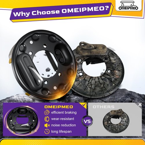 Golf Cart Brake Assembly Fits EZGO TXT PDS Medalist and YAMAHA G14 G16 G19 G20 G21 G22, Golf Cart Brake Cluster Includes Brake Shoes, EZGO Brake Assembly Drive&Passenger Side, OEM# 70998-G01 70998-G02