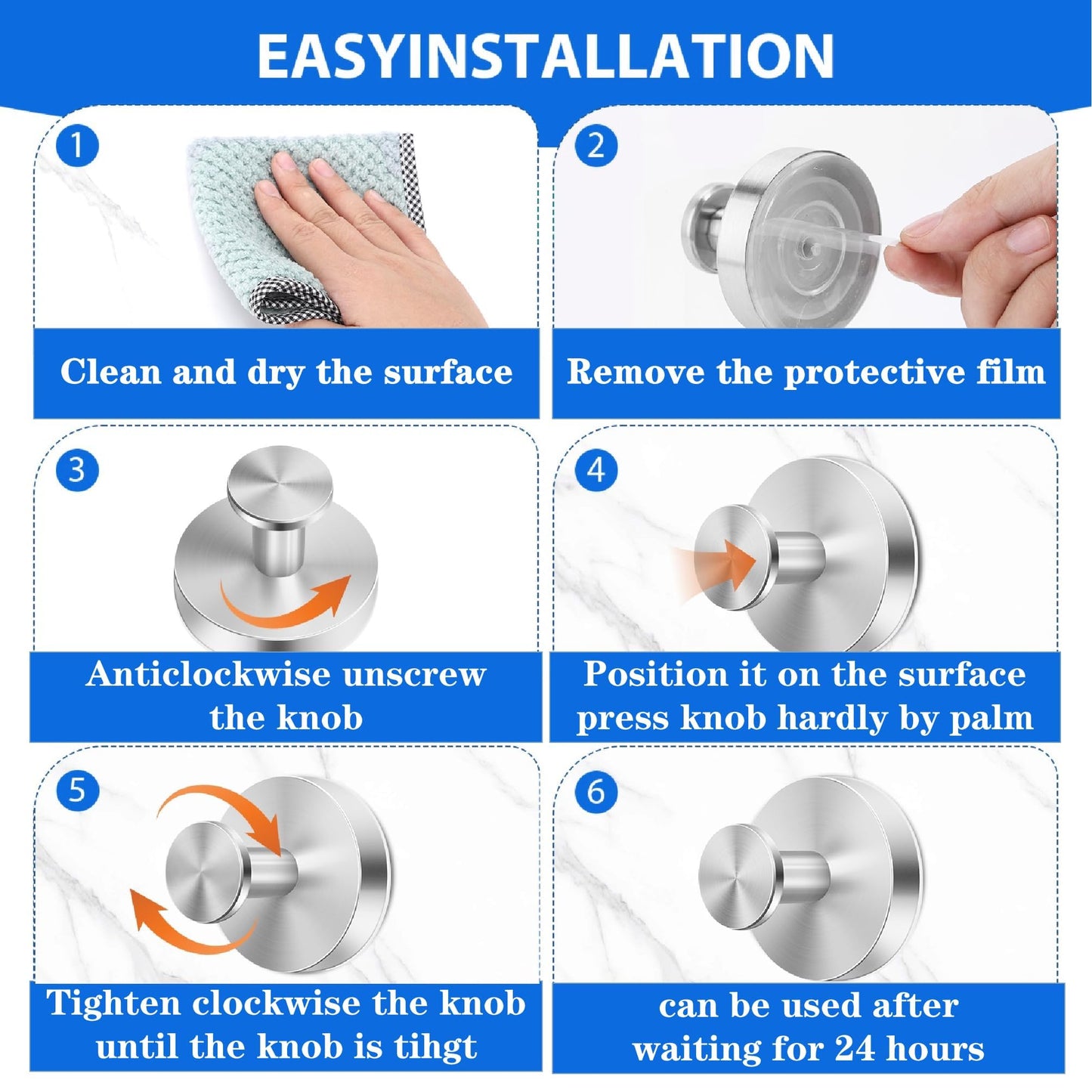 HRMNUS Suction Cup Hooks for Shower, Bathroom,Glass Door, Mirror, Kitchen,Tile – Loofah, Towel, Coat, No-Drill Bath Robe Hook Holder for Hanging up to 15 lbs Removable Wall Hooks,Brushed silver,4packs