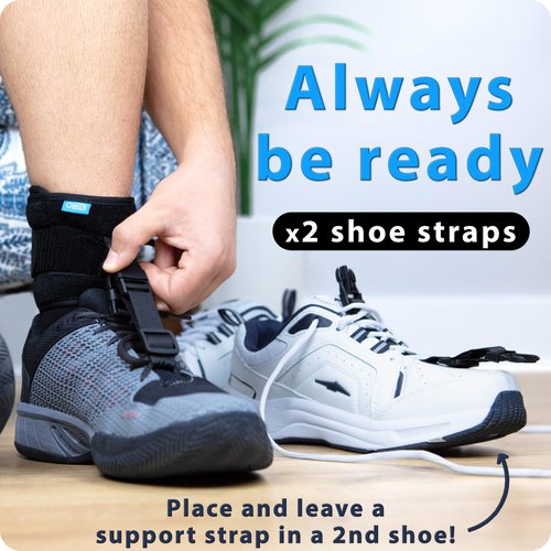 Omeer AFO Foot Drop Brace For Walking With Shoes Provides Adjustable Drop Foot Brace Support For Men Or Women Can Be Worn With the Shoes You Already Own And Can Be Worn On Your Left or Right Leg