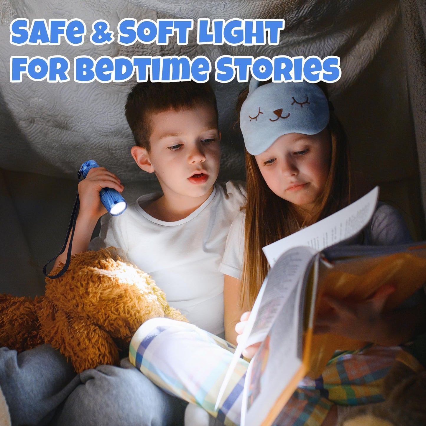 EverBrite 18-Pack Mini LED Flashlight Set - Portable Flashlights Ideal for Hurricane Supplies Camping, Night Reading, Cycling, BBQ, Party, Backpacking - Includes Lanyard & 54 x AAA Batteries